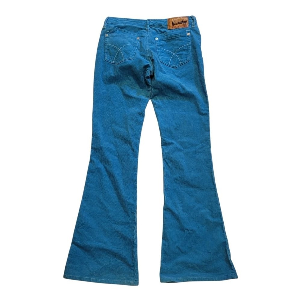 Y2K Vintage Unionbay Low Rise Corduroy Flares‎ Indie Rare Color Juniors 9 - Picture 6 of 6